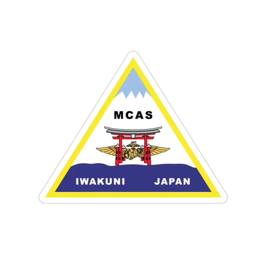 MCAS Iwakuni (USMC) Transparent STICKER Die-Cut Vinyl Decal - The Sticker Space