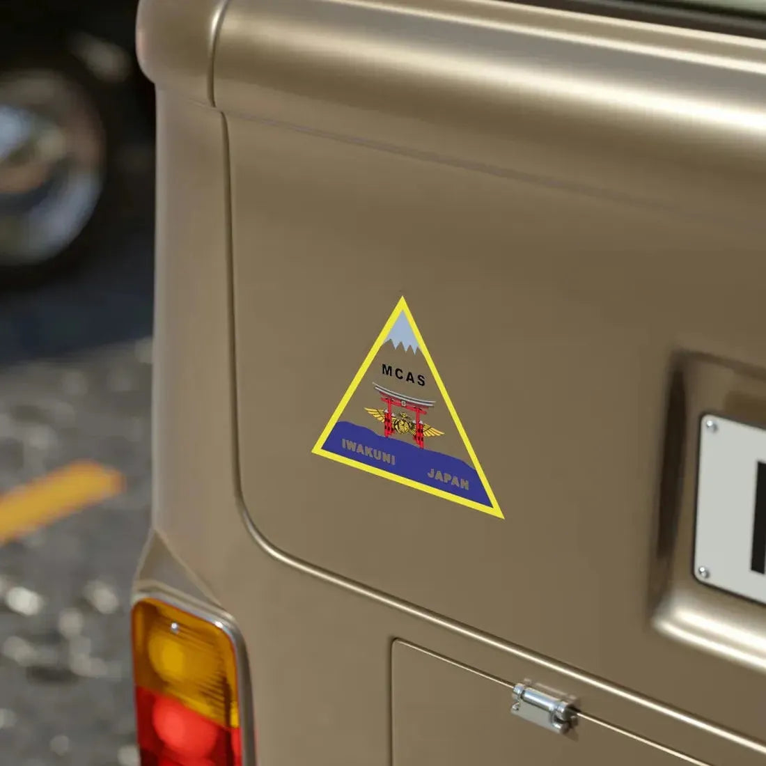 MCAS Iwakuni (USMC) Transparent STICKER Die-Cut Vinyl Decal - The Sticker Space