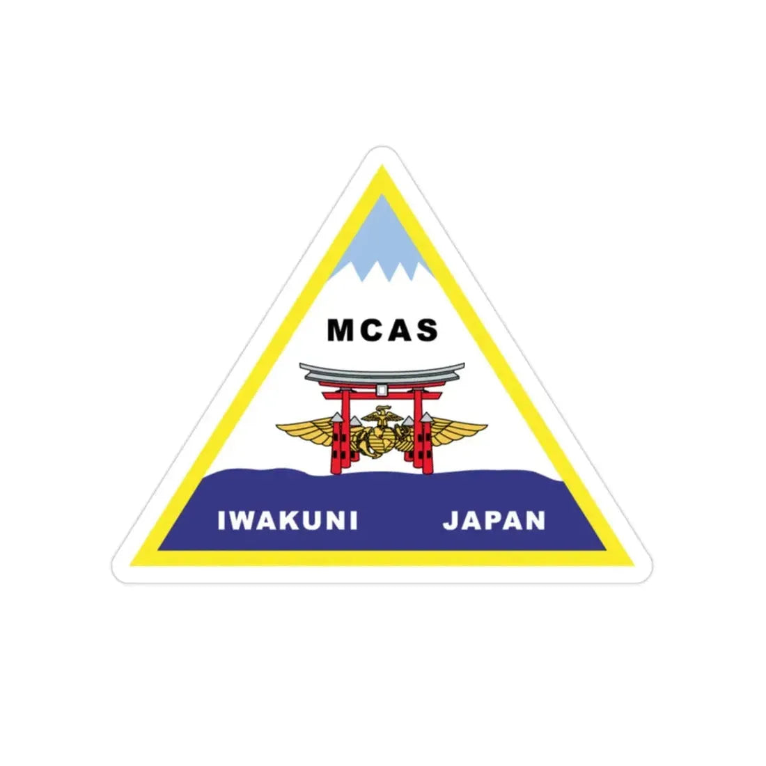 MCAS Iwakuni (USMC) Transparent STICKER Die-Cut Vinyl Decal - The Sticker Space