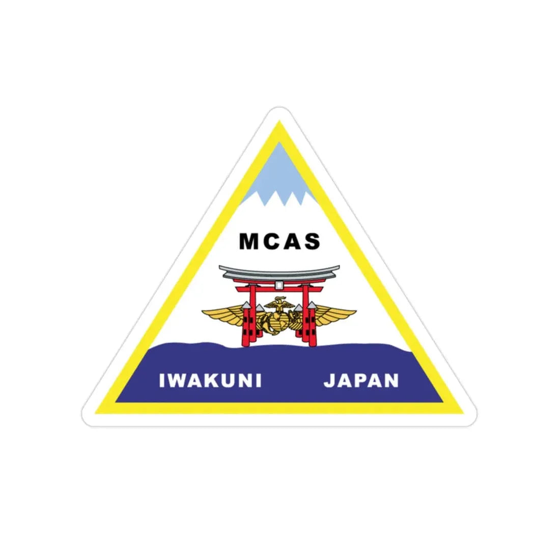 MCAS Iwakuni (USMC) Transparent STICKER Die-Cut Vinyl Decal - The Sticker Space