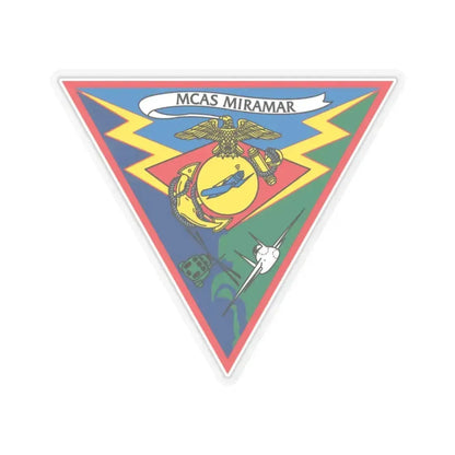 MCAS Miramar (USMC) STICKER Vinyl Kiss-Cut Decal 3 Inch Transparent - The Sticker Space