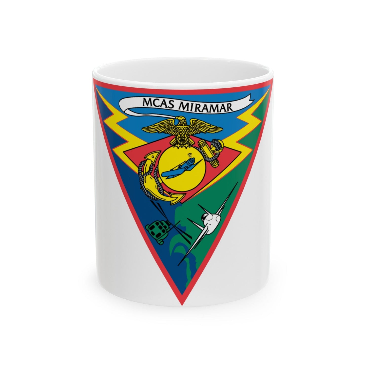 MCAS Miramar (USMC) White Coffee Mug-11oz-The Sticker Space