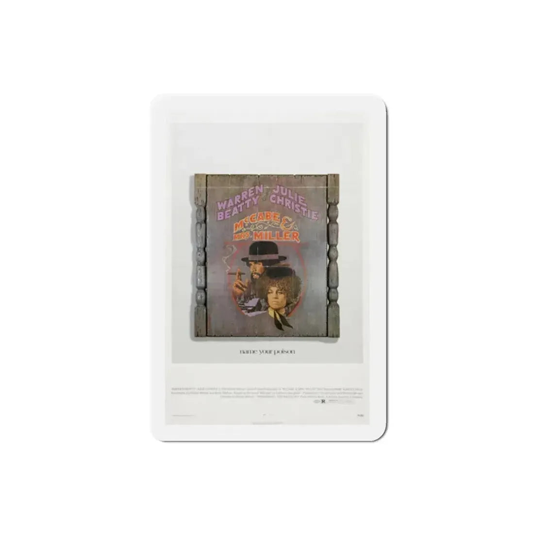 McCabe & Mrs Miller 1971 Movie Poster Refrigerator Magnet 2 Inch - The Sticker Space