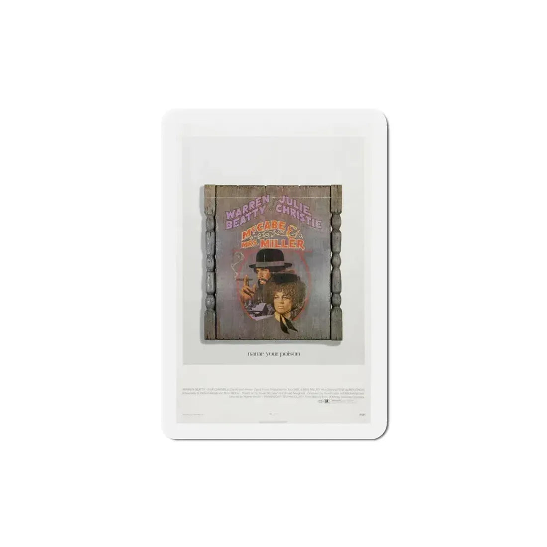 McCabe & Mrs Miller 1971 Movie Poster Refrigerator Magnet 4 Inch - The Sticker Space