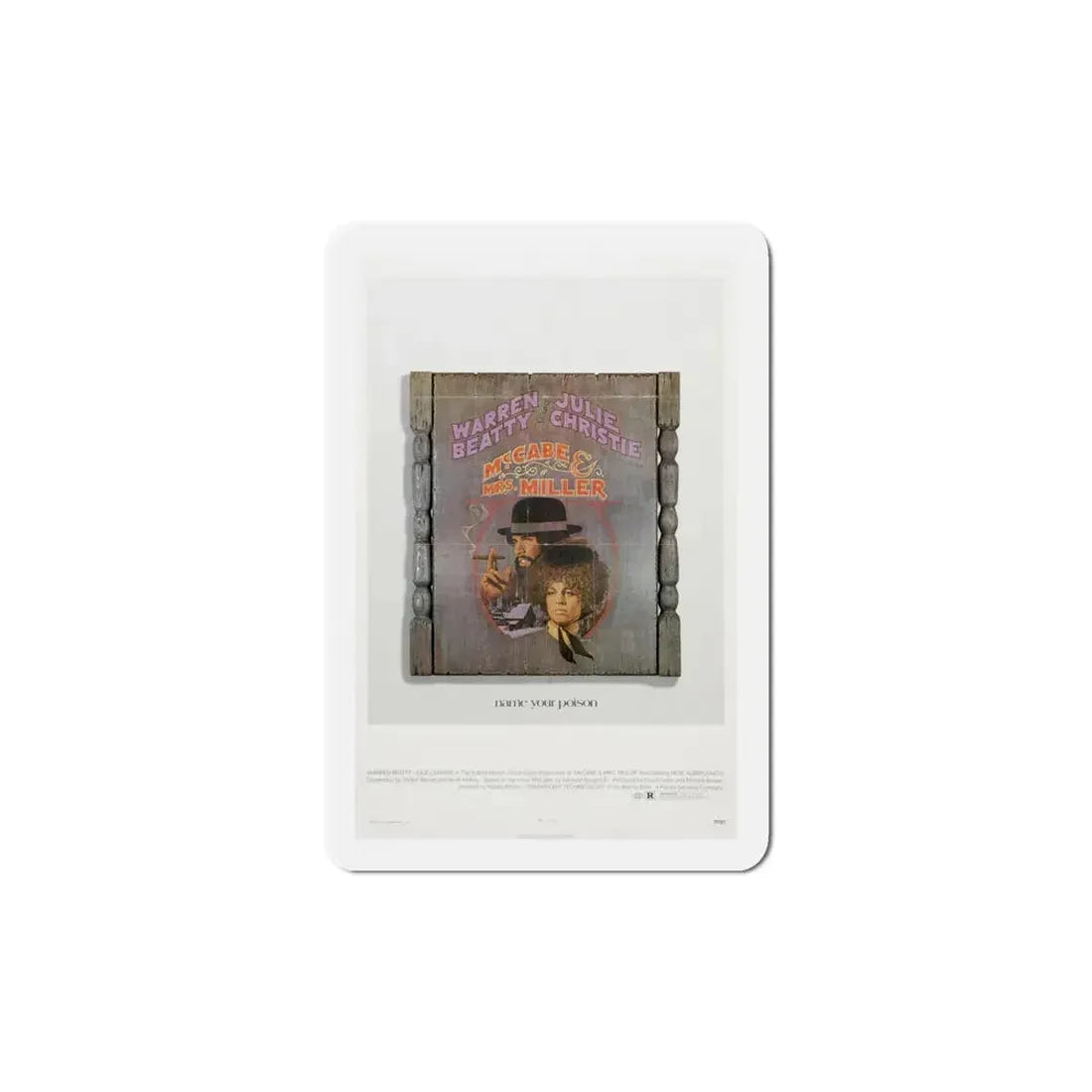 McCabe & Mrs Miller 1971 Movie Poster Refrigerator Magnet 5 Inch - The Sticker Space