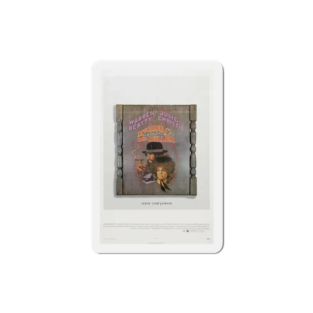 McCabe & Mrs Miller 1971 Movie Poster Refrigerator Magnet - The Sticker Space