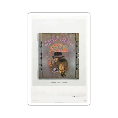 McCabe & Mrs Miller 1971 Movie Poster STICKER Vinyl Die-Cut Decal 3 Inch - The Sticker Space