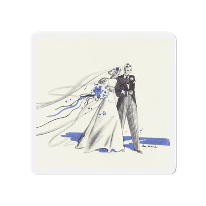 McCall's magazine illustration, June 1939 (1) (Magazine Illustration) Refrigerator Magnet - The Sticker Space