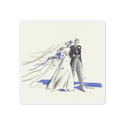 McCall's magazine illustration, June 1939 (1) (Magazine Illustration) Refrigerator Magnet - The Sticker Space