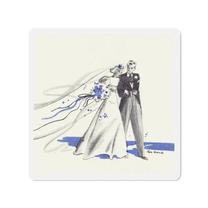 McCall's magazine illustration, June 1939 (1) (Magazine Illustration) Refrigerator Magnet - The Sticker Space