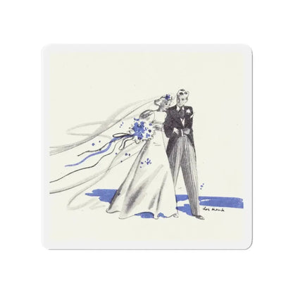 McCall's magazine illustration, June 1939 (1) (Magazine Illustration) Refrigerator Magnet - The Sticker Space