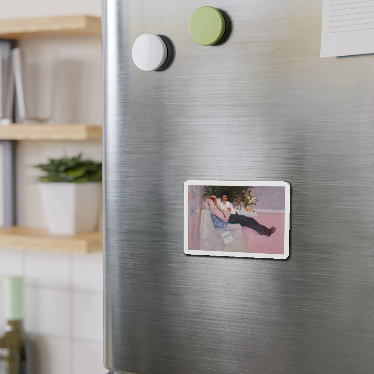 McCall's Magazine Spot Illustration (Magazine Illustration) Refrigerator Magnet-The Sticker Space