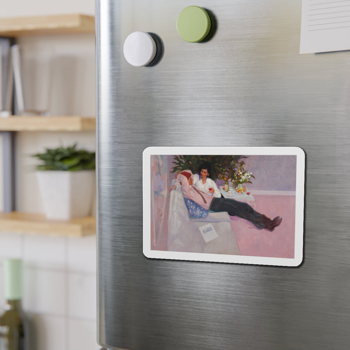 McCall's Magazine Spot Illustration (Magazine Illustration) Refrigerator Magnet-The Sticker Space