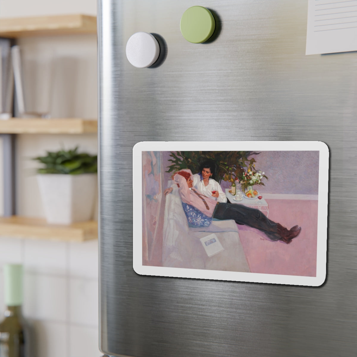 McCall's Magazine Spot Illustration (Magazine Illustration) Refrigerator Magnet-The Sticker Space