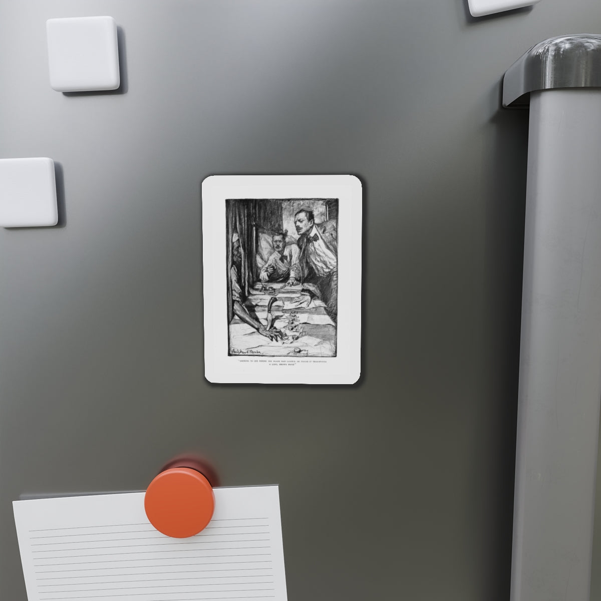 McClure's Magazine v33n03 [1909-07] - 0039 (Magazine Illustration) Refrigerator Magnet