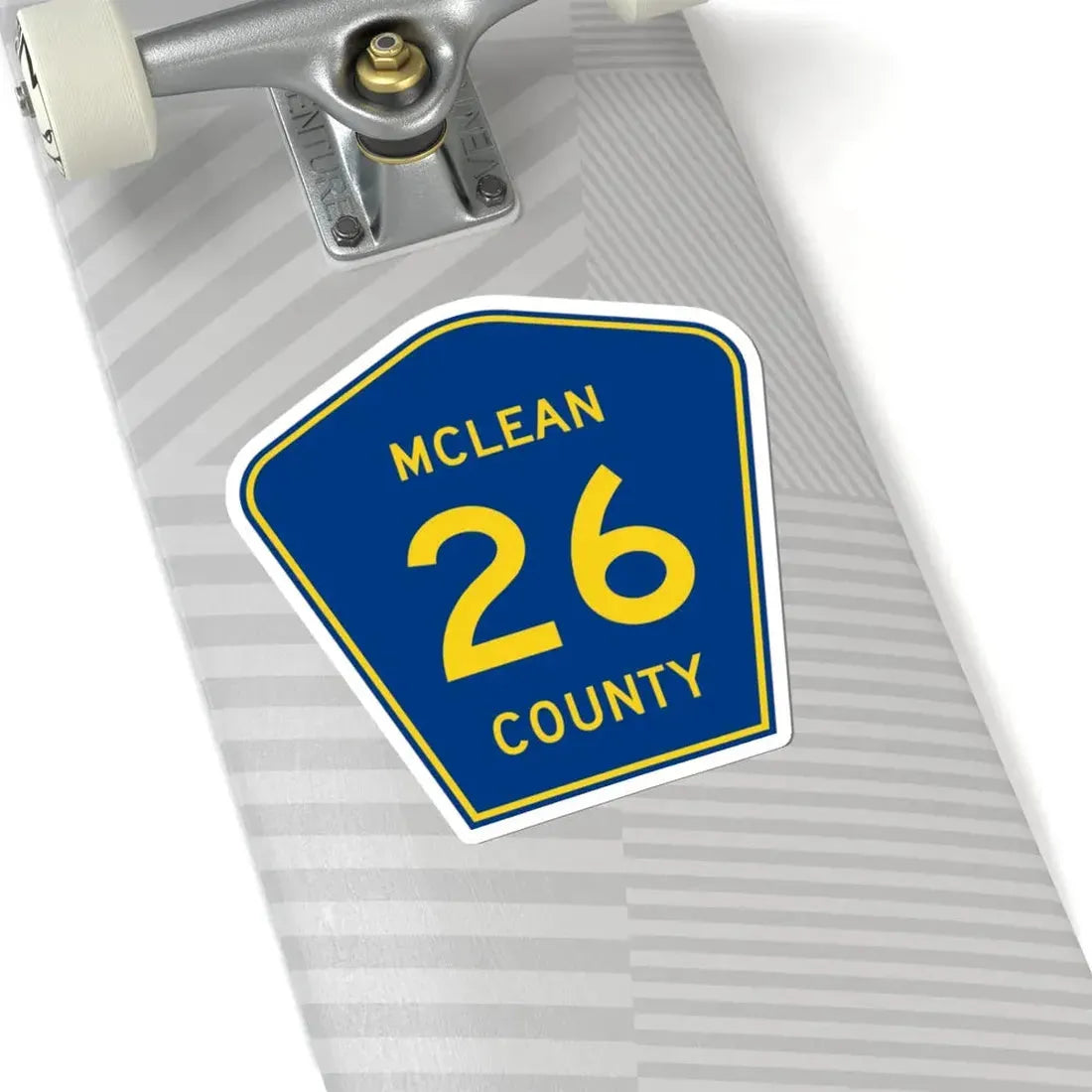 McLean County 26 (Illinois) (Road Sign) STICKER Vinyl Kiss-Cut Decal - The Sticker Space