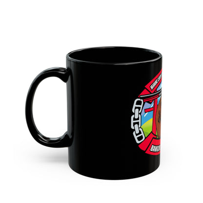 MCSFB BANGOR CHIEFS MESS (USMC) Black Coffee Mug-The Sticker Space