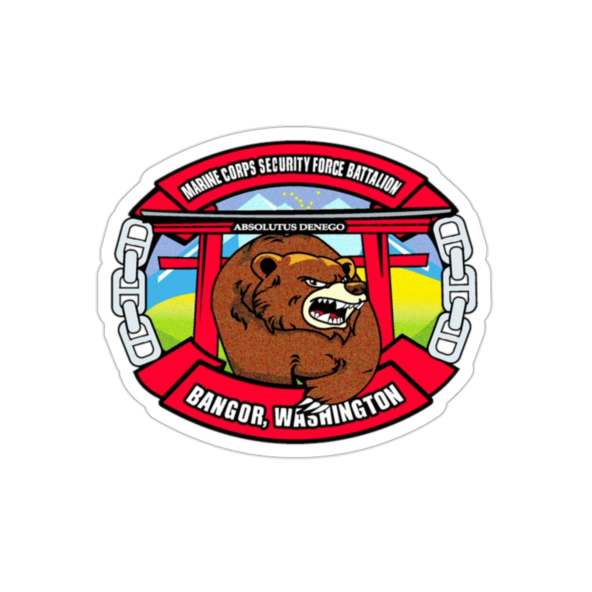 MCSFB BANGOR CHIEFS MESS (USMC) STICKER Vinyl Die-Cut Decal-2 Inch-The Sticker Space