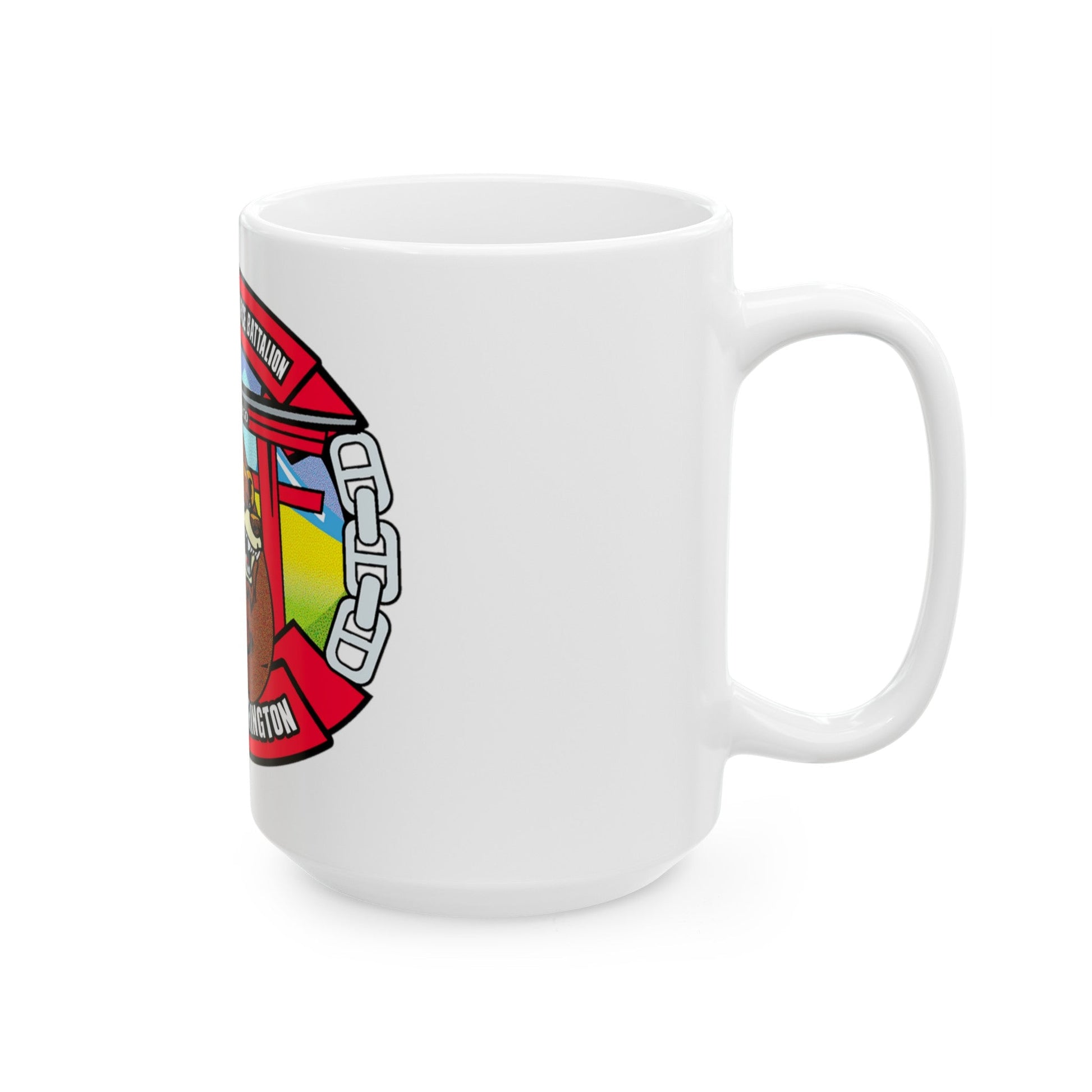 MCSFB BANGOR CHIEFS MESS (USMC) White Coffee Mug-The Sticker Space