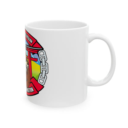 MCSFB BANGOR CHIEFS MESS (USMC) White Coffee Mug-The Sticker Space