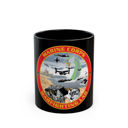 MCWL Warfighting Lab (USMC) Black Coffee Mug-11oz-The Sticker Space