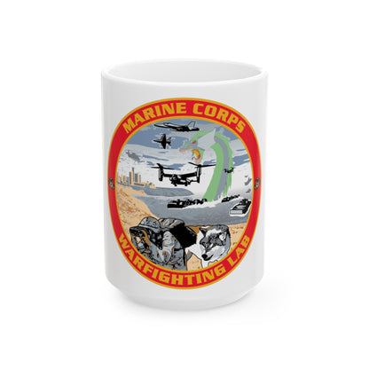 MCWL Warfighting Lab (USMC) White Coffee Mug-15oz-The Sticker Space