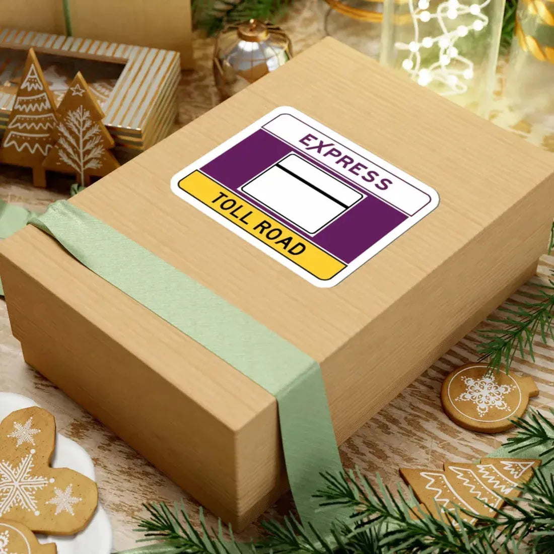 MD blank toll (Maryland) (Road Sign) STICKER Vinyl Kiss-Cut Decal - The Sticker Space