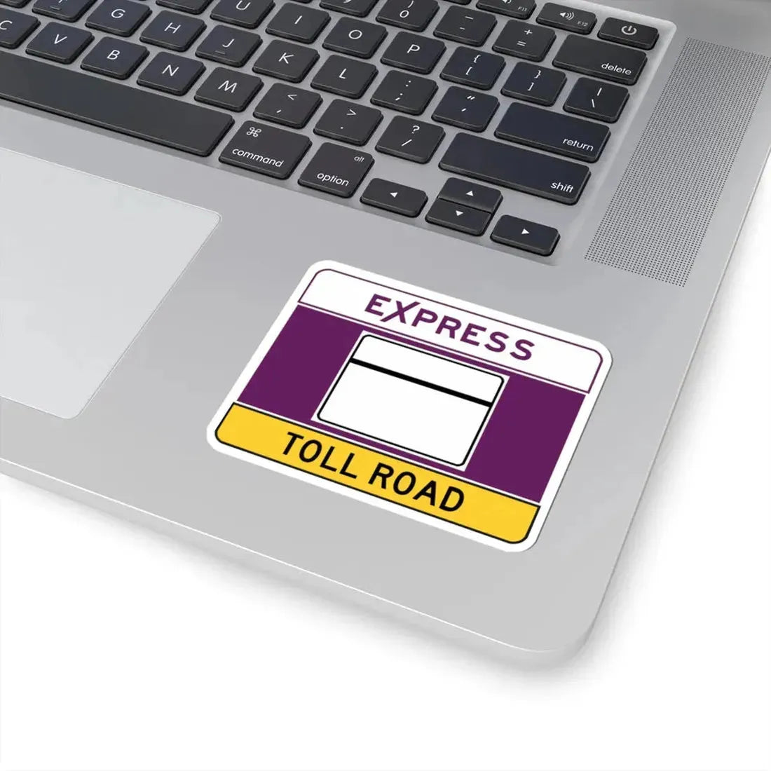 MD blank toll (Maryland) (Road Sign) STICKER Vinyl Kiss-Cut Decal - The Sticker Space