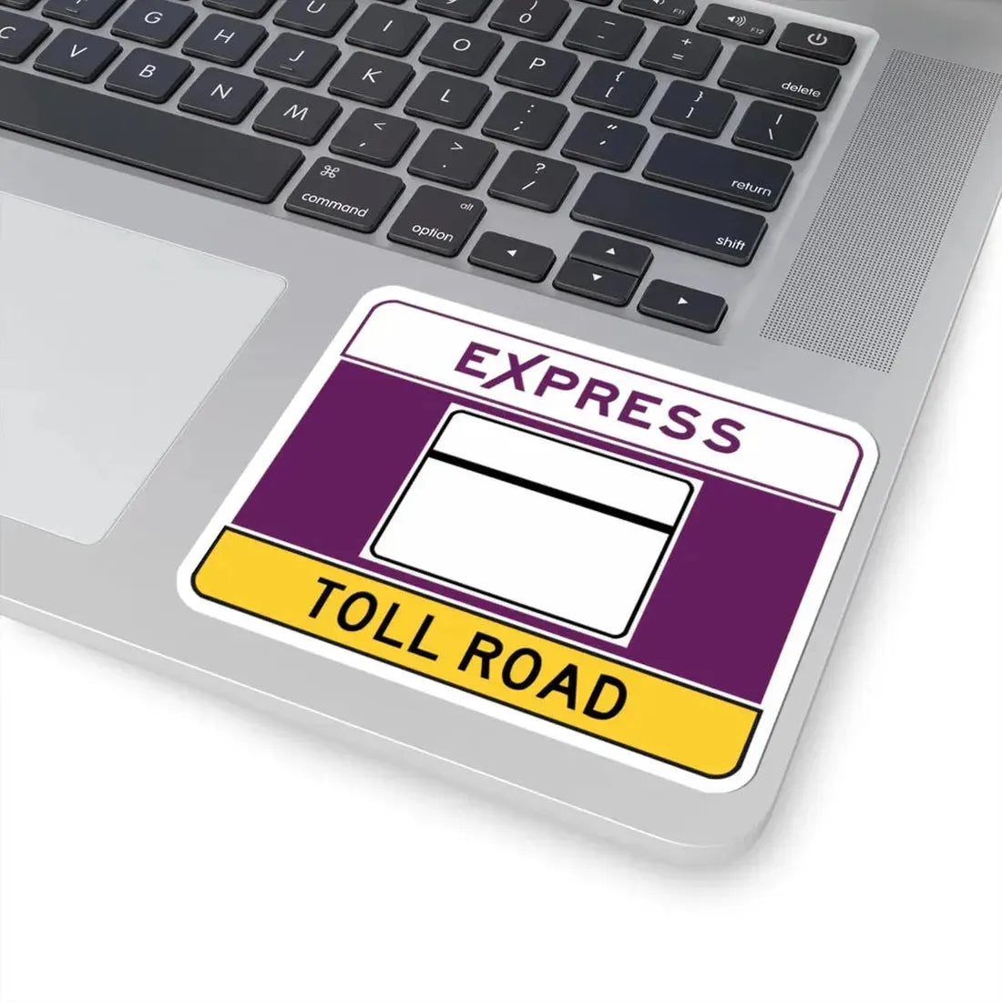 MD blank toll (Maryland) (Road Sign) STICKER Vinyl Kiss-Cut Decal - The Sticker Space