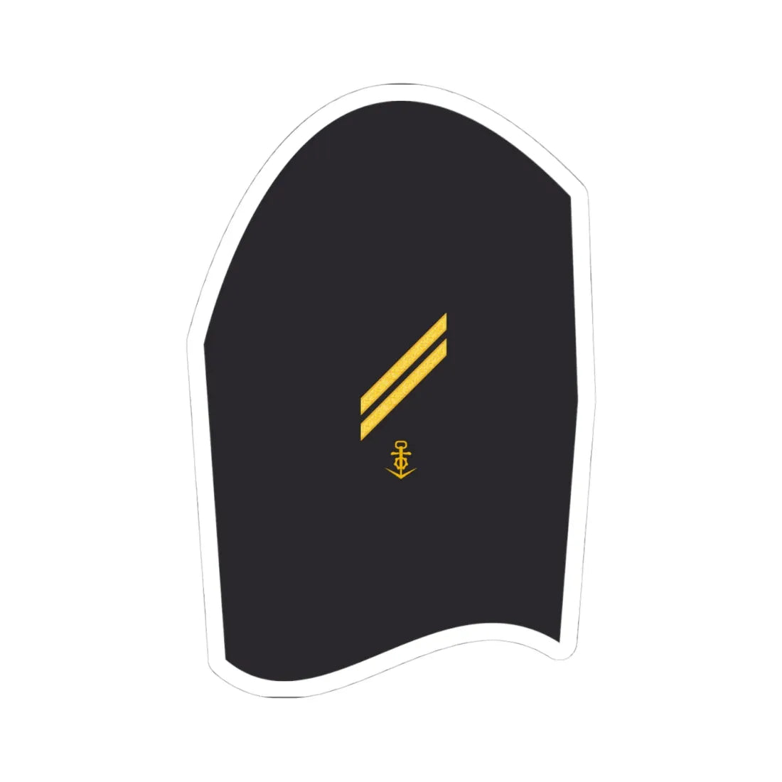 MDJA 13 Obergefreiter 40 Lo (Military Rank) STICKER Vinyl Kiss-Cut Decal 4 Inch White - The Sticker Space