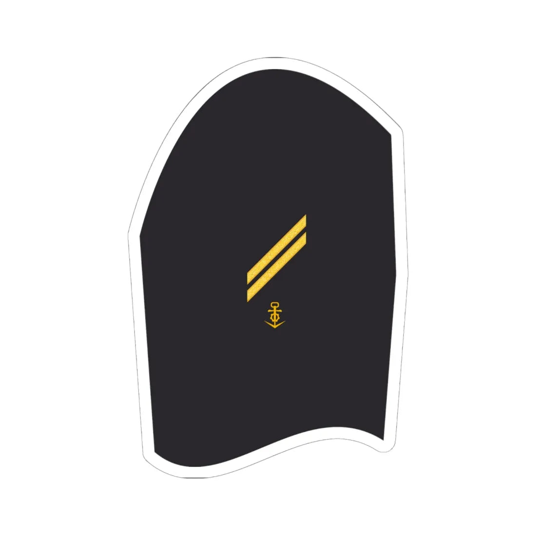 MDJA 13 Obergefreiter 40 Lo (Military Rank) STICKER Vinyl Kiss-Cut Decal 6 Inch White - The Sticker Space