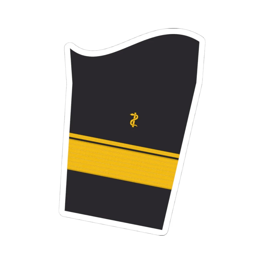 MDJA 61c Admiralarzt San ZM Lu (Military Rank) STICKER Vinyl Kiss-Cut Decal 4 Inch White - The Sticker Space