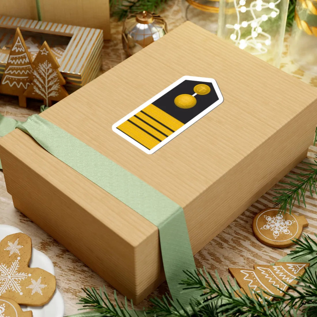 MDS 44 Stabskapitänleutnant Geo (Military Rank) STICKER Vinyl Kiss-Cut Decal - The Sticker Space