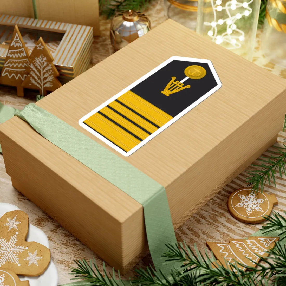 MDS 44 Stabskapitänleutnant Mus (Military Rank) STICKER Vinyl Kiss-Cut Decal - The Sticker Space