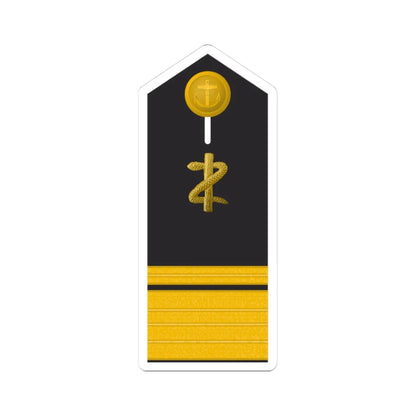 MDS 61c Admiralarzt San ZM L (Military Rank) STICKER Vinyl Kiss-Cut Decal 3 Inch White - The Sticker Space