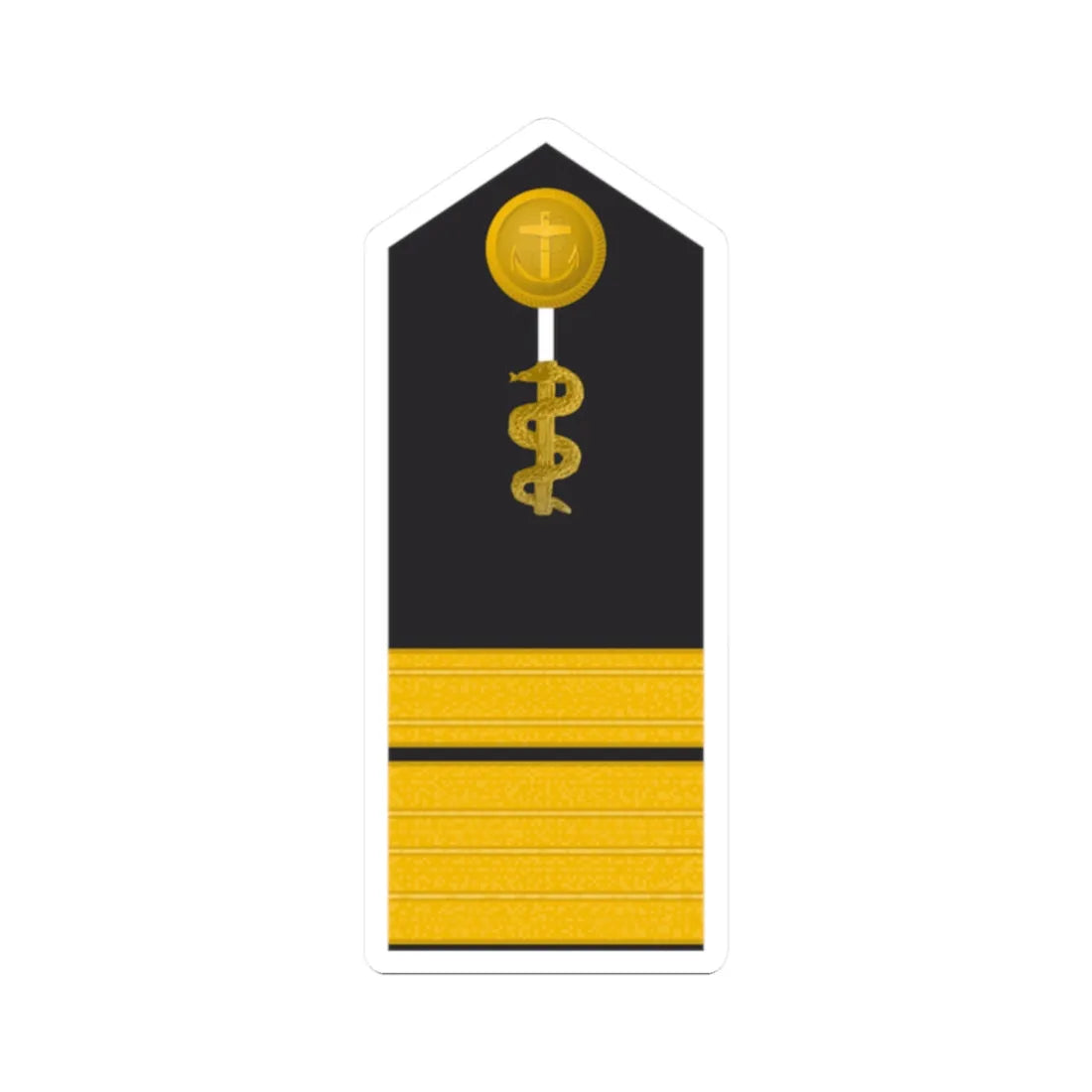 MDS 62b Admiralstabsarzt San HM L (Military Rank) STICKER Vinyl Kiss-Cut Decal 2 Inch White - The Sticker Space