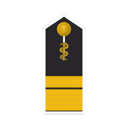 MDS 62b Admiralstabsarzt San HM L (Military Rank) STICKER Vinyl Kiss-Cut Decal 3 Inch White - The Sticker Space