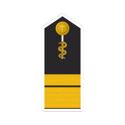 MDS 62b Admiralstabsarzt San HM L (Military Rank) STICKER Vinyl Kiss-Cut Decal 4 Inch White - The Sticker Space