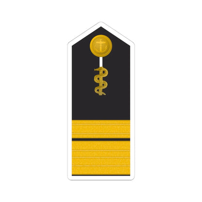 MDS 62b Admiralstabsarzt San HM L (Military Rank) STICKER Vinyl Kiss-Cut Decal 6 Inch White - The Sticker Space