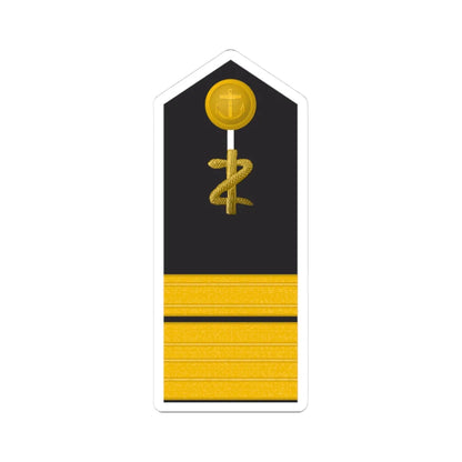 MDS 62c Admiralstabsarzt San ZM L (Military Rank) STICKER Vinyl Kiss-Cut Decal 3 Inch White - The Sticker Space