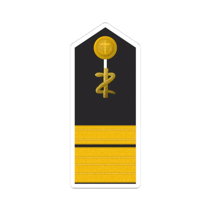 MDS 62c Admiralstabsarzt San ZM L (Military Rank) STICKER Vinyl Kiss-Cut Decal 4 Inch White - The Sticker Space