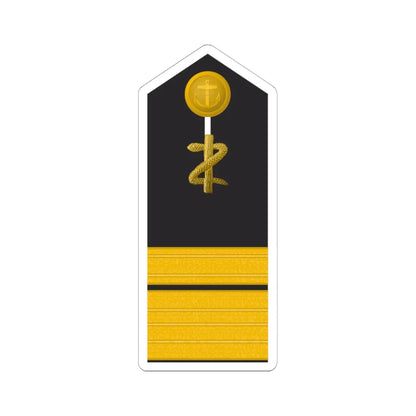 MDS 62c Admiralstabsarzt San ZM L (Military Rank) STICKER Vinyl Kiss-Cut Decal 6 Inch White - The Sticker Space