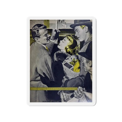 Me, the loving, Woman's Day, April 1949 (Magazine Illustration) Refrigerator Magnet - The Sticker Space