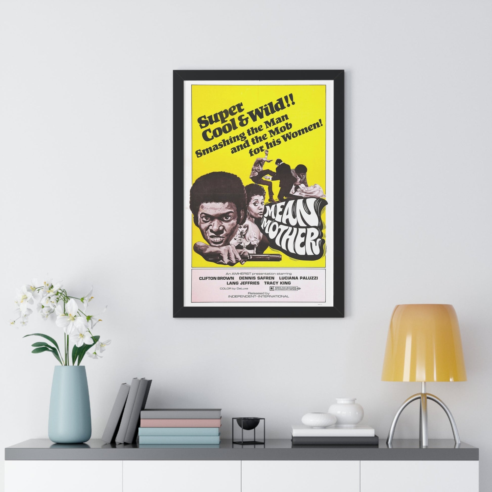 MEAN MOTHER 1973 - Framed Movie Poster-The Sticker Space