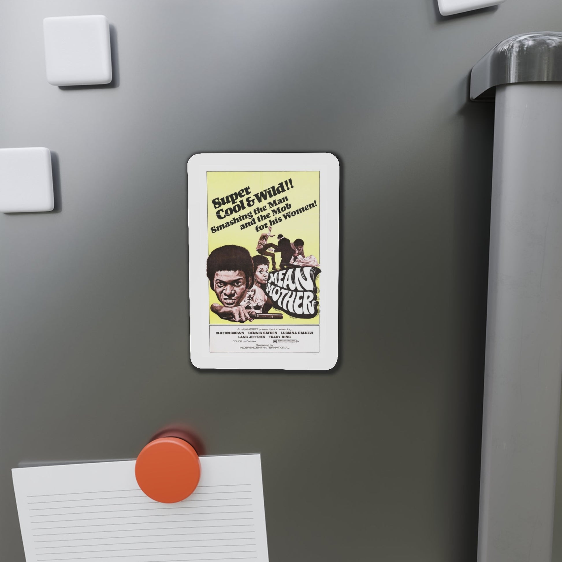 Mean Mother 1974 Movie Poster Die-Cut Magnet-The Sticker Space