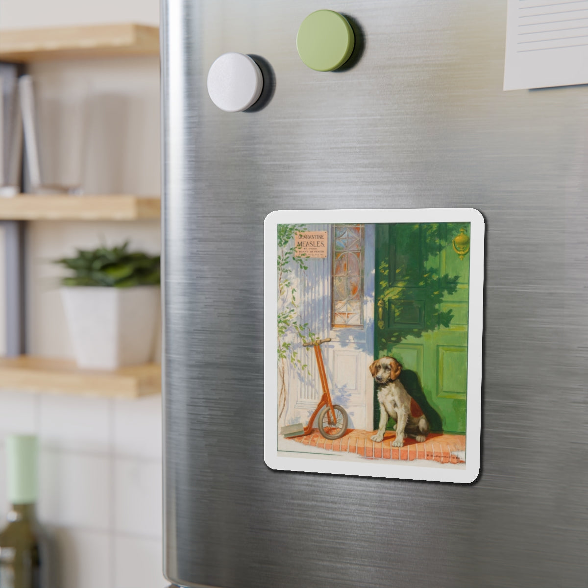 Measles (Magazine Illustration) Refrigerator Magnet