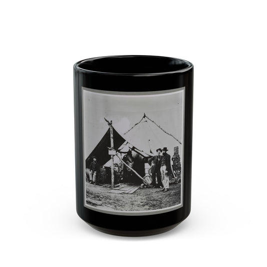 Meat For The Army (U.S. Civil War) Black Coffee Mug-15oz-The Sticker Space