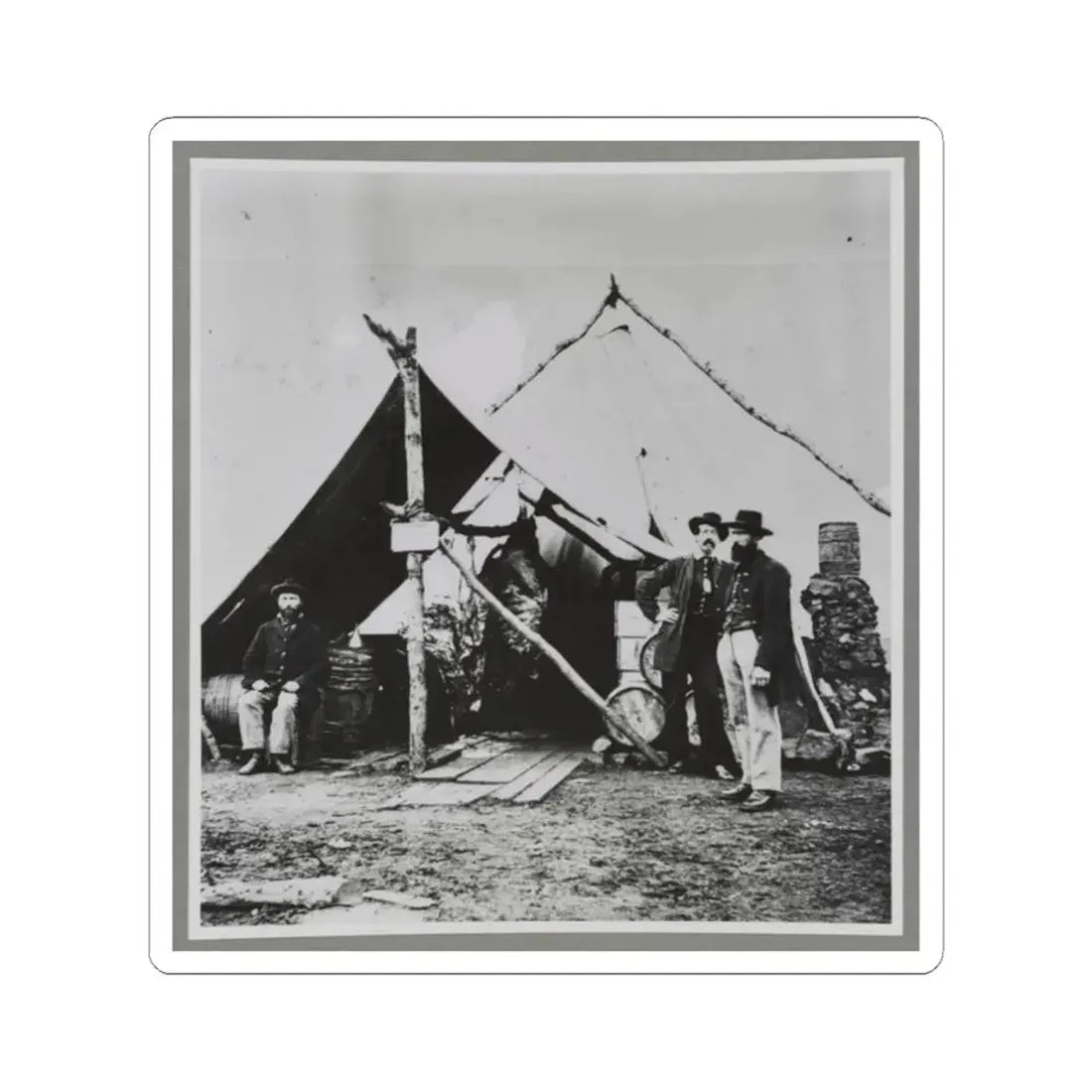 Meat for the Army (U.S. Civil War) STICKER Vinyl Kiss-Cut Decal 2 Inch White - The Sticker Space