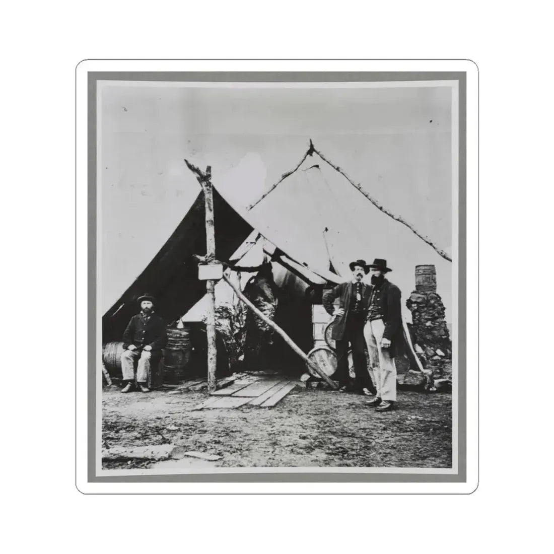 Meat for the Army (U.S. Civil War) STICKER Vinyl Kiss-Cut Decal 4 Inch White - The Sticker Space