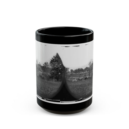 Mechanicsville, Va. Ellerson's Mill (U.S. Civil War) Black Coffee Mug-15oz-The Sticker Space